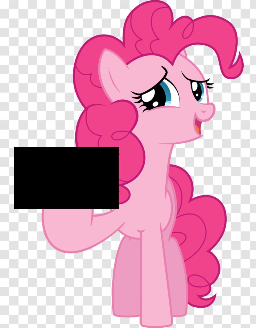 Pinkie Pie Pony BronyCon DeviantArt - Heart - Middle Finger Transparent PNG