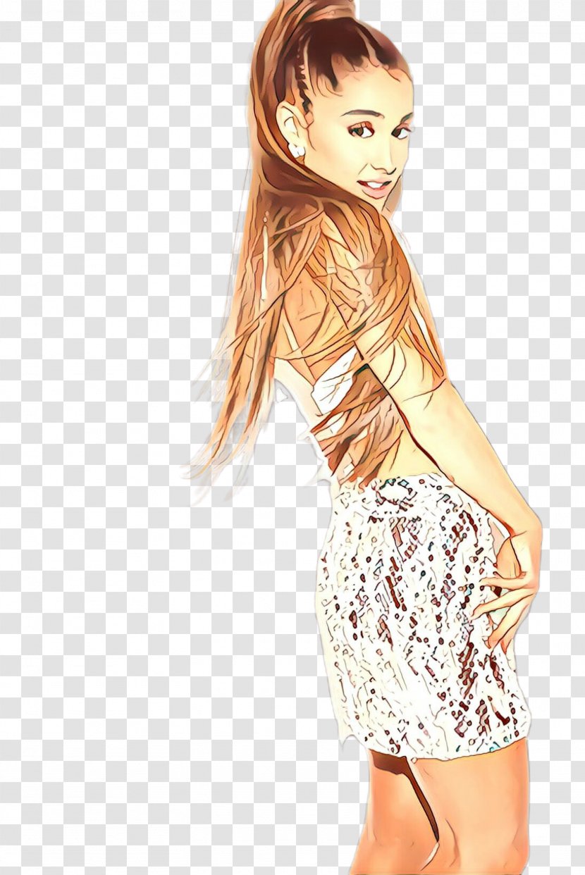 Clothing Fashion Model Shoulder Illustration Long Hair - Dress - Muscle Leg Transparent PNG