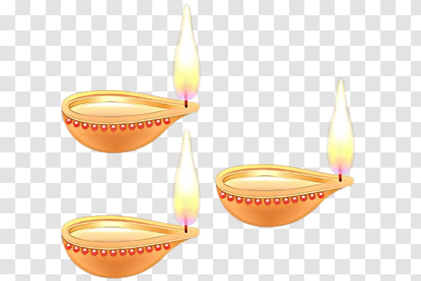 Orange - Oil Lamp Candle Holder Transparent PNG