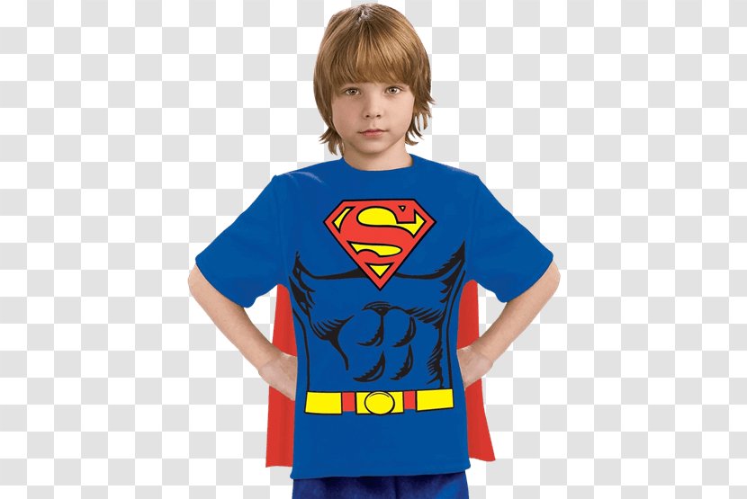 Superman T-shirt Costume Cape - Sleeve - Cloak Transparent PNG