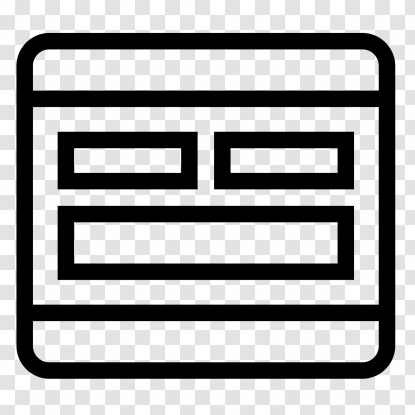 Rectangle Brand Black And White Transparent PNG
