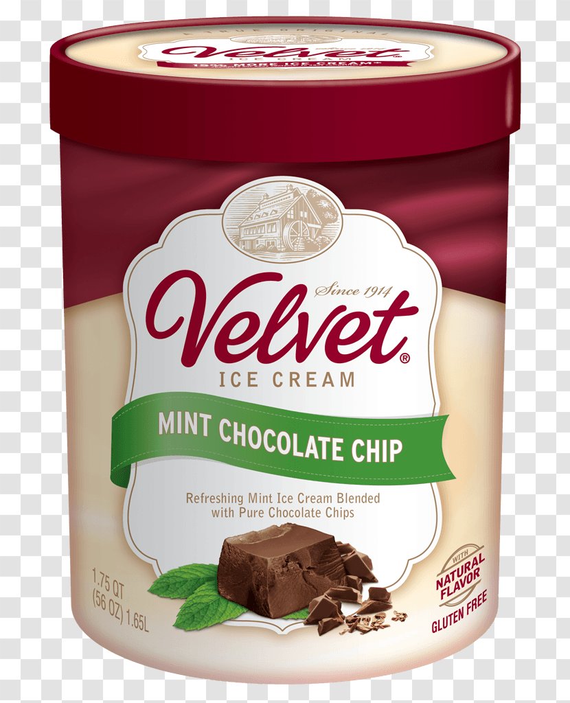 Velvet Ice Cream Company Utica - Kroger - Mint Chocolate Transparent PNG