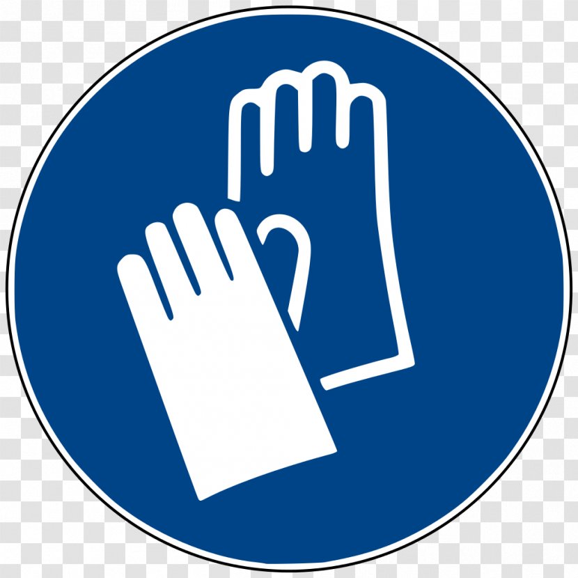 Medical Glove Safety Personal Protective Equipment Sign - Hand Transparent PNG
