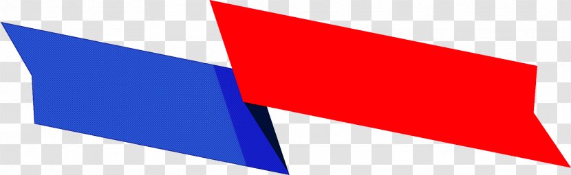 Blue Red Line Flag Electric - Triangle Rectangle Transparent PNG