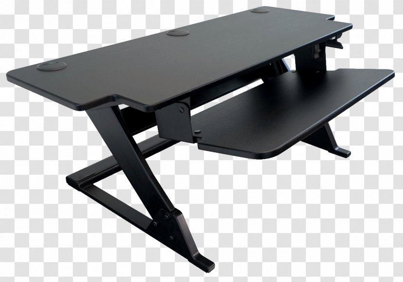 Table Standing Desk Computer Sit-stand - Stool - Deskhd Transparent PNG