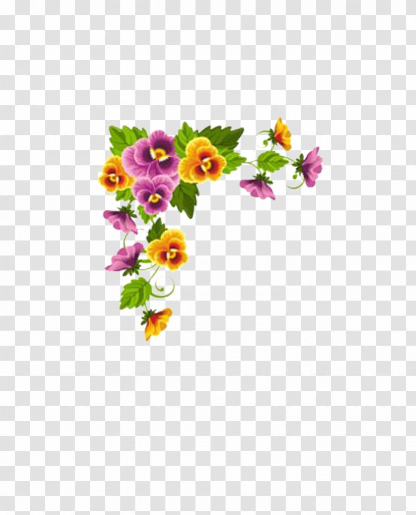 Paper Borders And Frames Flower Designs Floral Design - Bouquet Transparent PNG