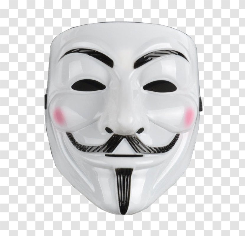 Guy Fawkes Mask Anonymous 15-M Movement Gunpowder Plot Transparent PNG