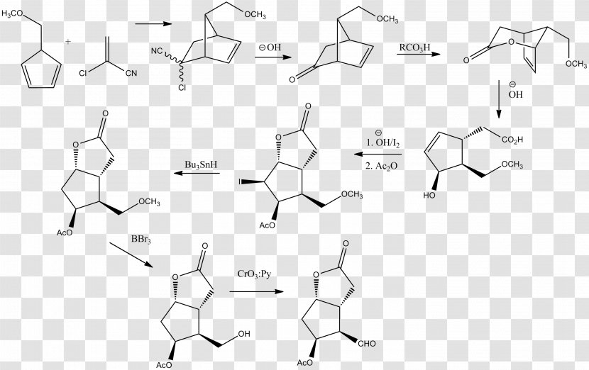 Enantioselective Chemical Synthesis: Methods, Logic, And Practice The Logic Of Synthesis Corey Lactone 4-phenylbenzoate - Elias James - Ketene Transparent PNG