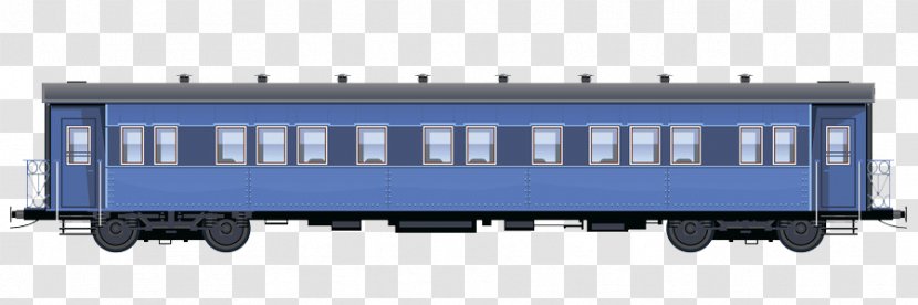 Train Rail Transport Steam Locomotive - Passenger Car - Creative Transparent PNG