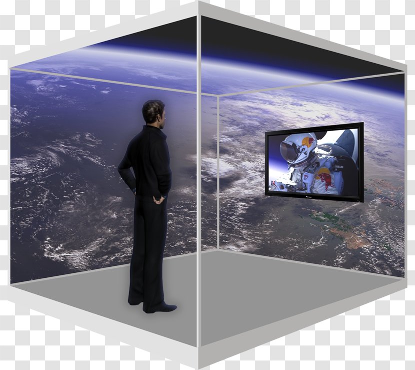 Projector Flat Panel Display Device Presentation Multimedia - Laval Virtual Transparent PNG