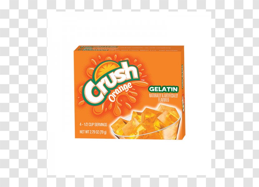 Gelatin Dessert Fizzy Drinks Orange Soft Drink Crush Jell-O - Food Transparent PNG