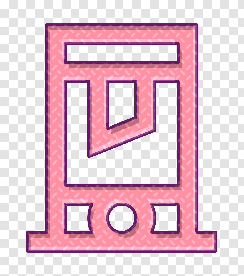 Guillotine Icon Medieval Icon French Revolution Icon Transparent PNG