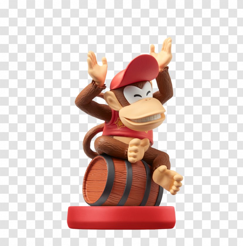Donkey Kong Super Smash Bros. For Nintendo 3DS And Wii U Amiibo - Bros - Diddy Transparent PNG