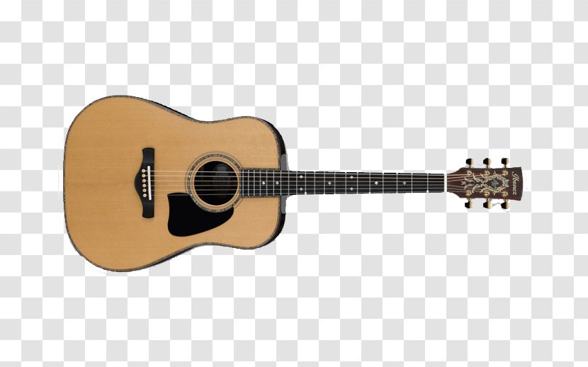 Steel-string Acoustic Guitar Dreadnought Acoustic-electric - Cartoon Transparent PNG