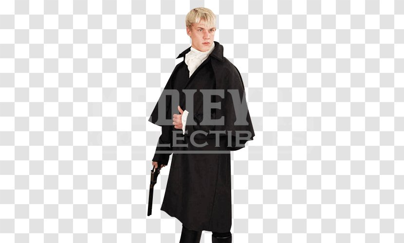 Cape Frock Coat Robe Dress - Outerwear Transparent PNG