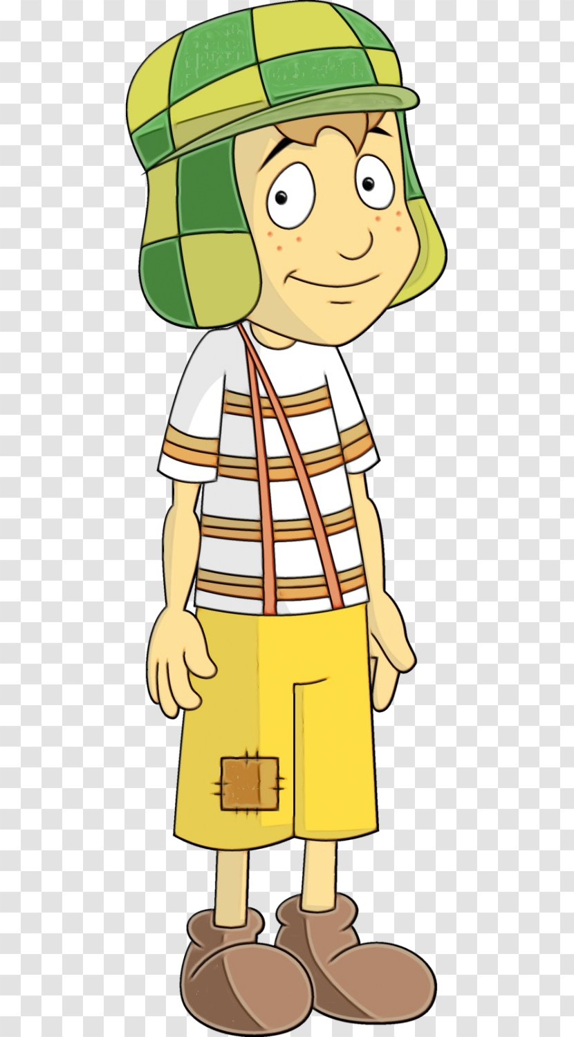 Cartoon Yellow Clip Art Male Fictional Character - Costume Transparent PNG