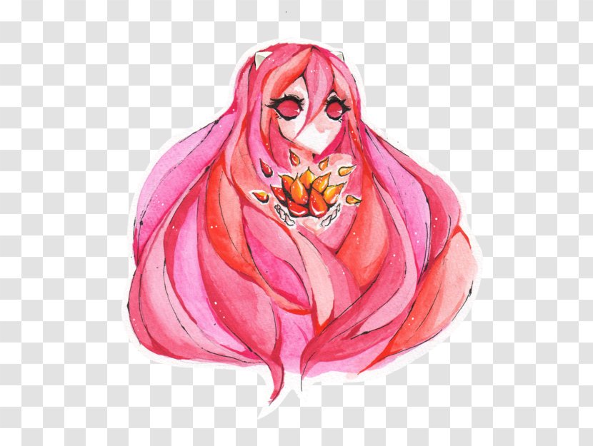 Drawing Mouth Pink M Lip - Elfen Lied Transparent PNG
