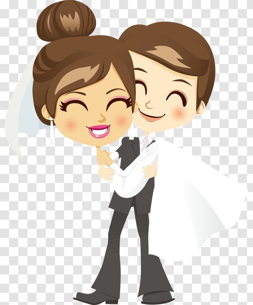 Bridegroom Wedding Clip Art - Flower - Vector Couple Married Transparent PNG