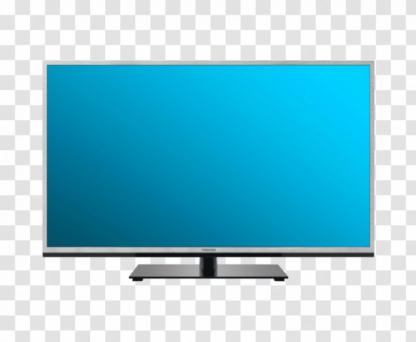 LED-backlit LCD Television Computer Monitors Set - Liquidcrystal Display - Toshiba Transparent PNG