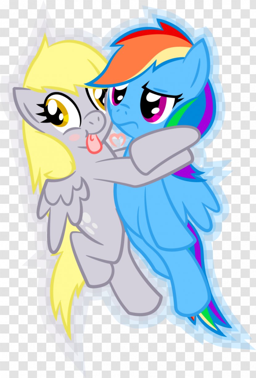 Rainbow Dash Derpy Hooves Pony Applejack Equestria - Cartoon - Line Transparent PNG