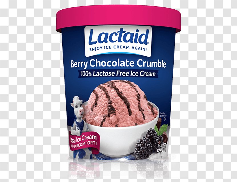 Vanilla Ice Cream Lactose Intolerance Cookies And - Frozen Yogurt - Berries Transparent PNG