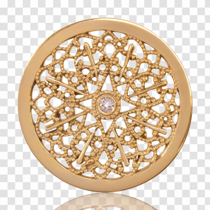 Jewellery Gold Plating Jeweler Diamond - Crystal - Lakshmi Coin Transparent PNG