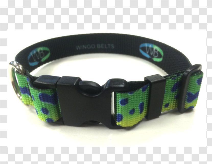 Dog Collar Belt Leash - Buckle - Mahi-mahi Transparent PNG