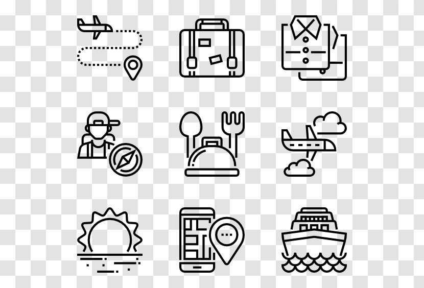 Icon Design - Drawing - Travel And Tourism Transparent PNG
