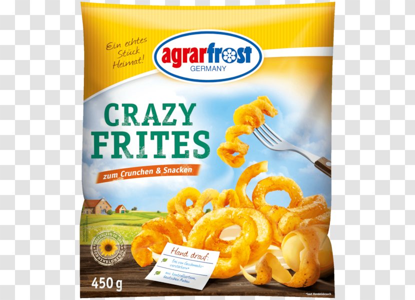 French Fries Frikandel Edeka Croquette Agrarfrost - Potato Chip - Pommes Frites Transparent PNG
