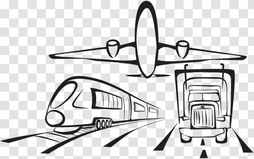 Line Art Coloring Book Vehicle Airplane Propeller - Drawing Transparent PNG