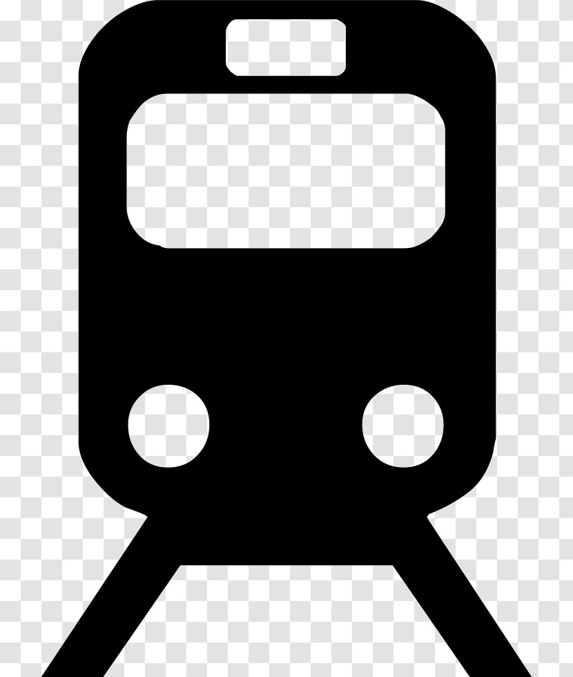 Rapid Transit Rail Transport Commuter Station Train Clip Art - Black And White Transparent PNG