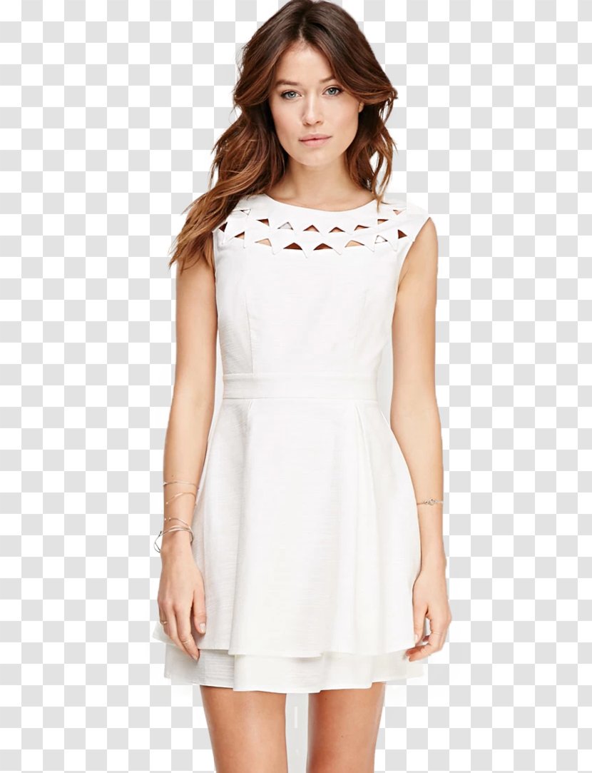 Dress Miniskirt Sleeve Clothing Ruffle - Cocktail - Model Transparent PNG