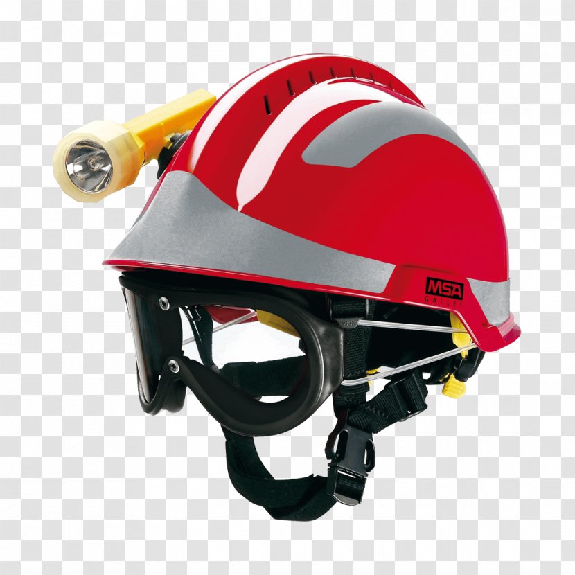 Firefighter's Helmet Mine Safety Appliances MSA Gallet Firefighting - Face Shield - Firefighter Transparent PNG