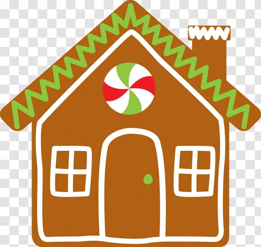 Gingerbread House The Man Clip Art - Text - Christmas Transparent PNG