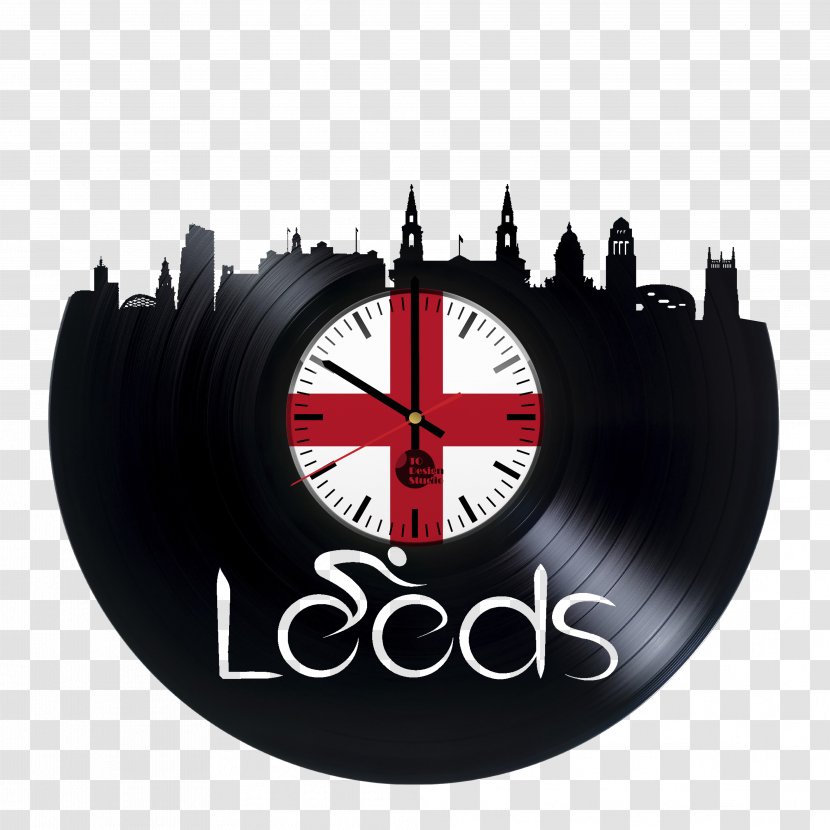 Leeds Record & Book Fair Harrogate Clock Phonograph Cycling Campaign - Frame Transparent PNG