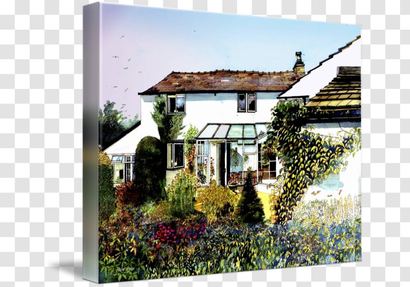 Window Property Residential Area Roof Flower - Landscape Transparent PNG