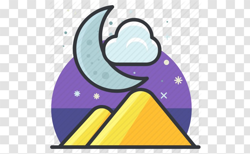 Illustration - Area - Cartoon Moon Transparent PNG