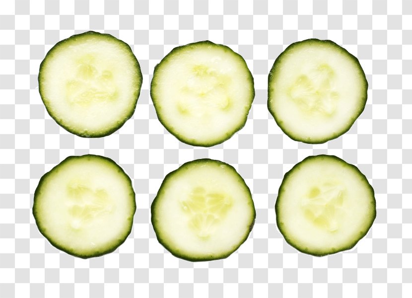 Cucumber - Gourd And Melon Family - Slices Image Transparent PNG