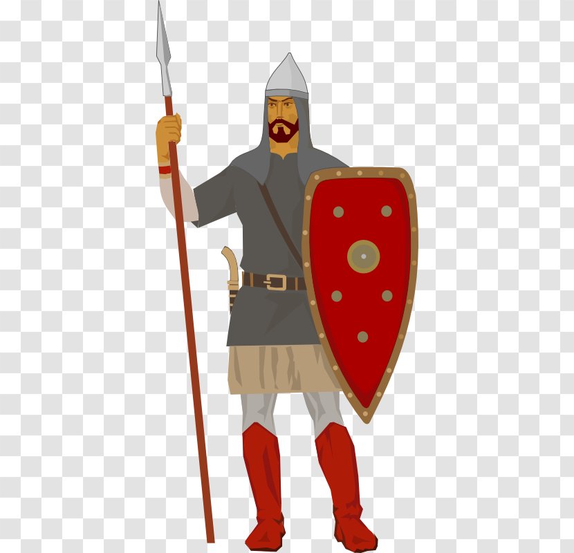 Middle Ages Vector Graphics Knight Crusades Clip Art - Costume Design - Medieval Spear Transparent PNG
