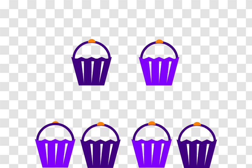 Cupcake Birthday Cake Wedding Clip Art - Patera - Purple Cliparts Transparent PNG