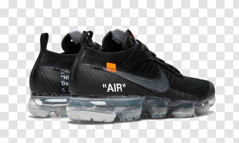 Off-White The 10 Nike Vapormax Fk Shoes Black // Clear AA3831 002 Air Jordan X Off White Aa3831001 Us Size 10.5 - Outdoor Shoe Transparent PNG