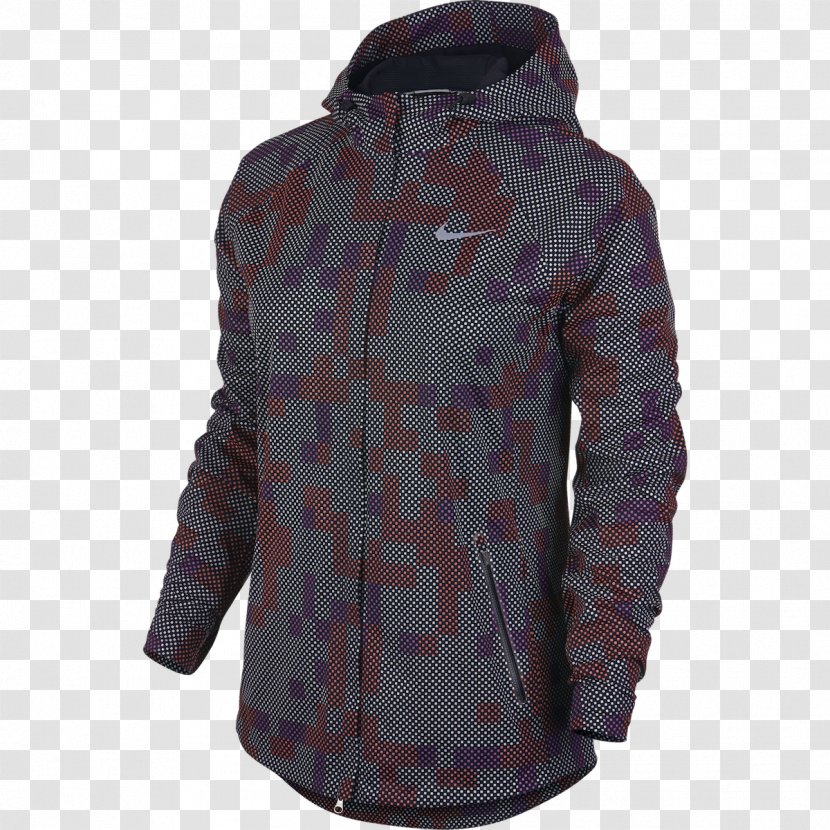 Hoodie Jacket Nike Clothing Coat - Zipper - Reflective Hoops Transparent PNG