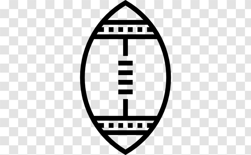 American Football Rugby Sport - Black And White - Team Transparent PNG