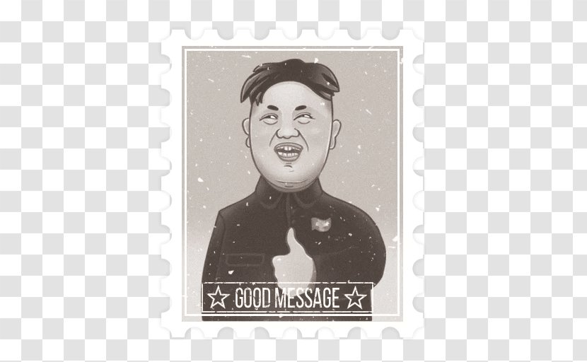 Kim Jong-un Sticker Politician Korea Telegram - Vk Transparent PNG