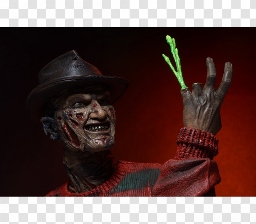 Freddy Krueger National Entertainment Collectibles Association A Nightmare On Elm Street Figurine - 3 Dream Warriors Transparent PNG
