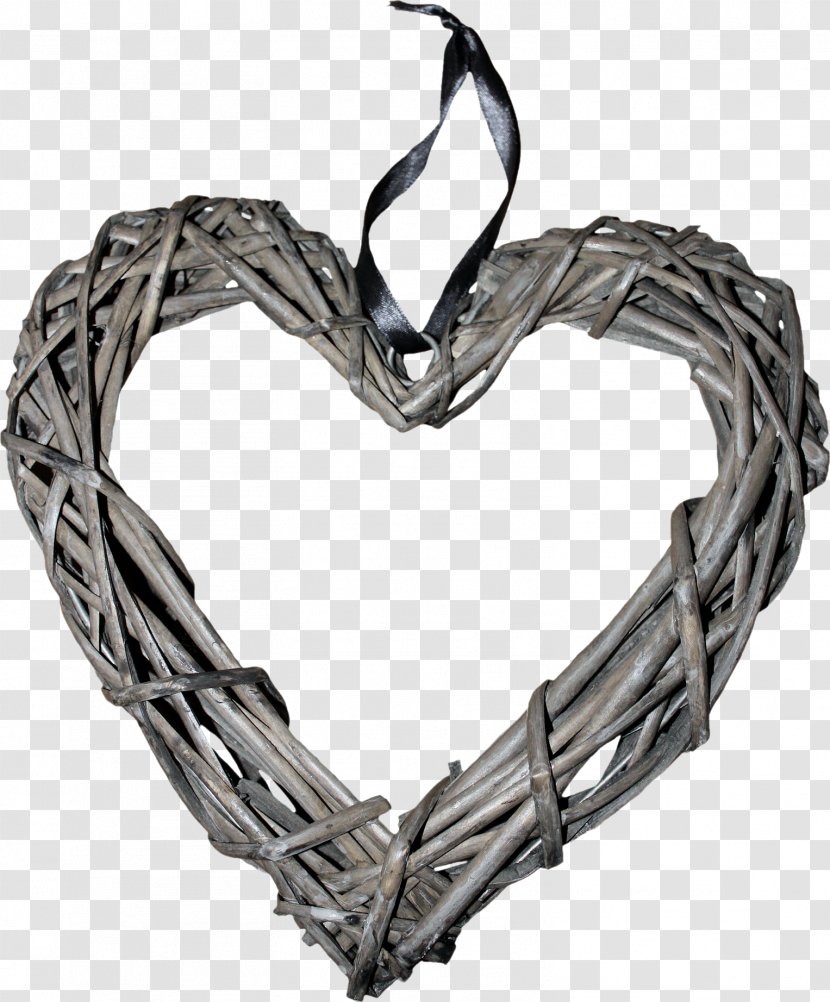 Straw Heart - Jewellery - Heart-shaped Transparent PNG