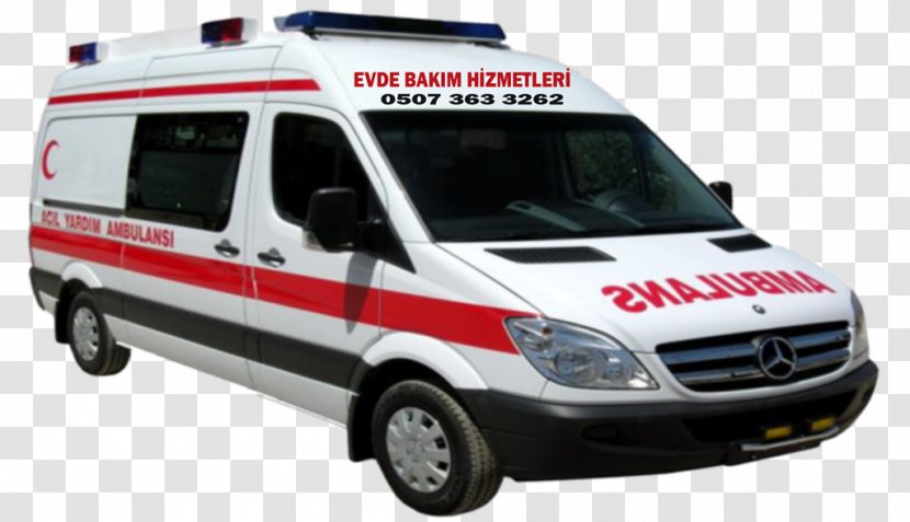 Ambulance Siren Firefighter Özel Ambulans Patient - Fire Engine Transparent PNG