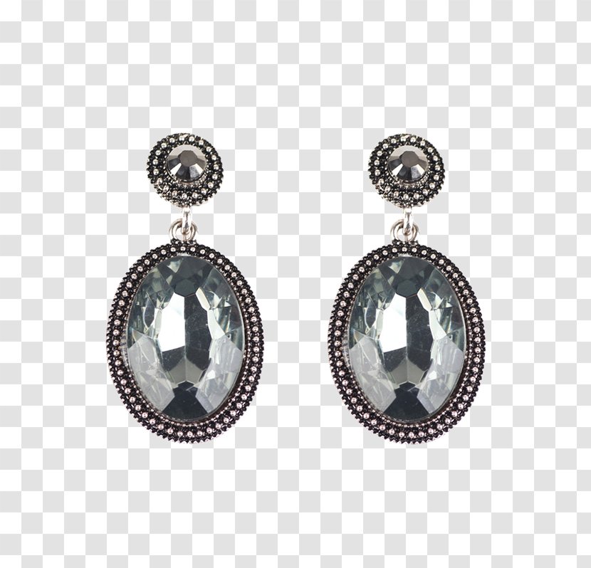 Earring Jewellery Gemstone Clothing Accessories - Cocktail - Rhinestone Transparent PNG