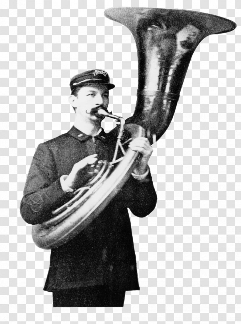 Cornet Sousaphone Trumpet Bugle French Horns - Silhouette Transparent PNG