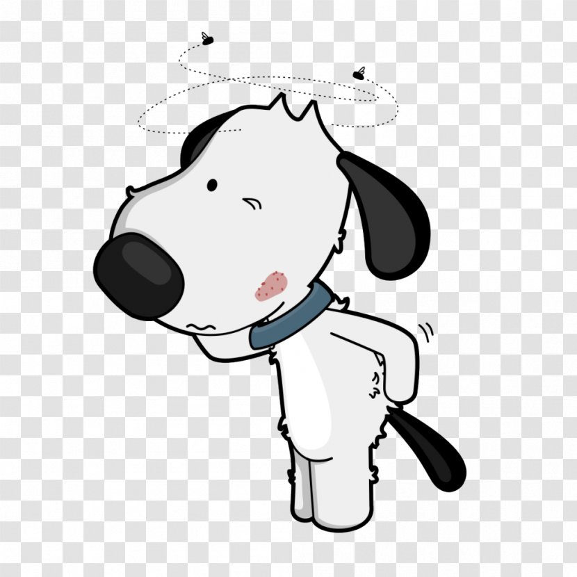 Dalmatian Dog Puppy Flea Allergy Dermatitis - Cartoon Transparent PNG